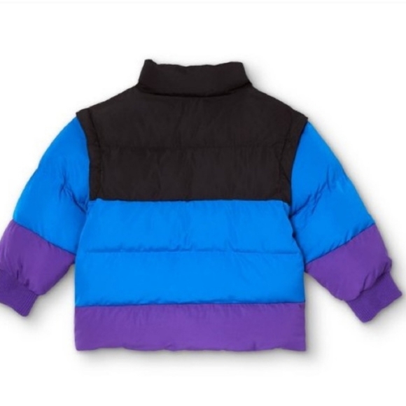 3T Toddler Color Block Puffer Jacket - LEGO Collection x Target Black Blue - Picture 2 of 6